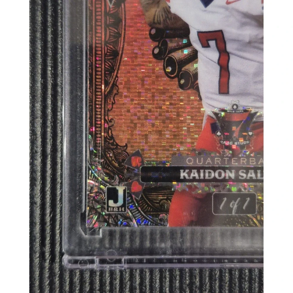 2024 Wild Card 7 Card Studs Kaidon Salter #7JW-KS Joker Sparkle 1/1 CU Buffaloes